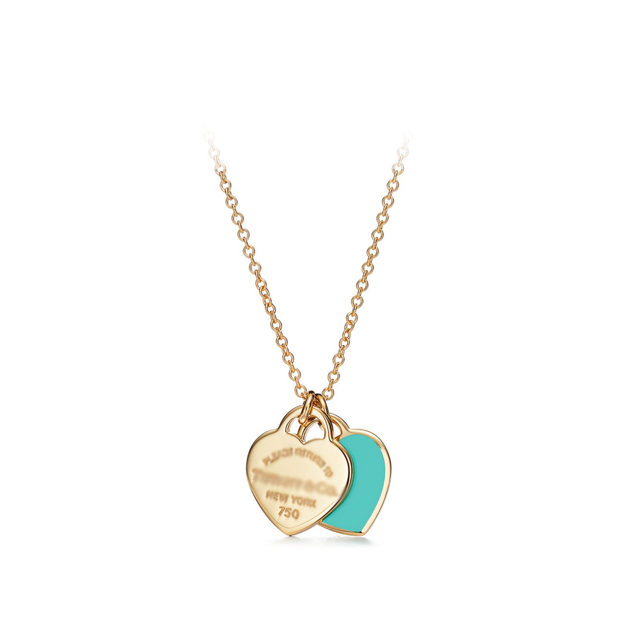 Tiffany & Co. Return to Tiffany Double Heart Tag Pendant 2