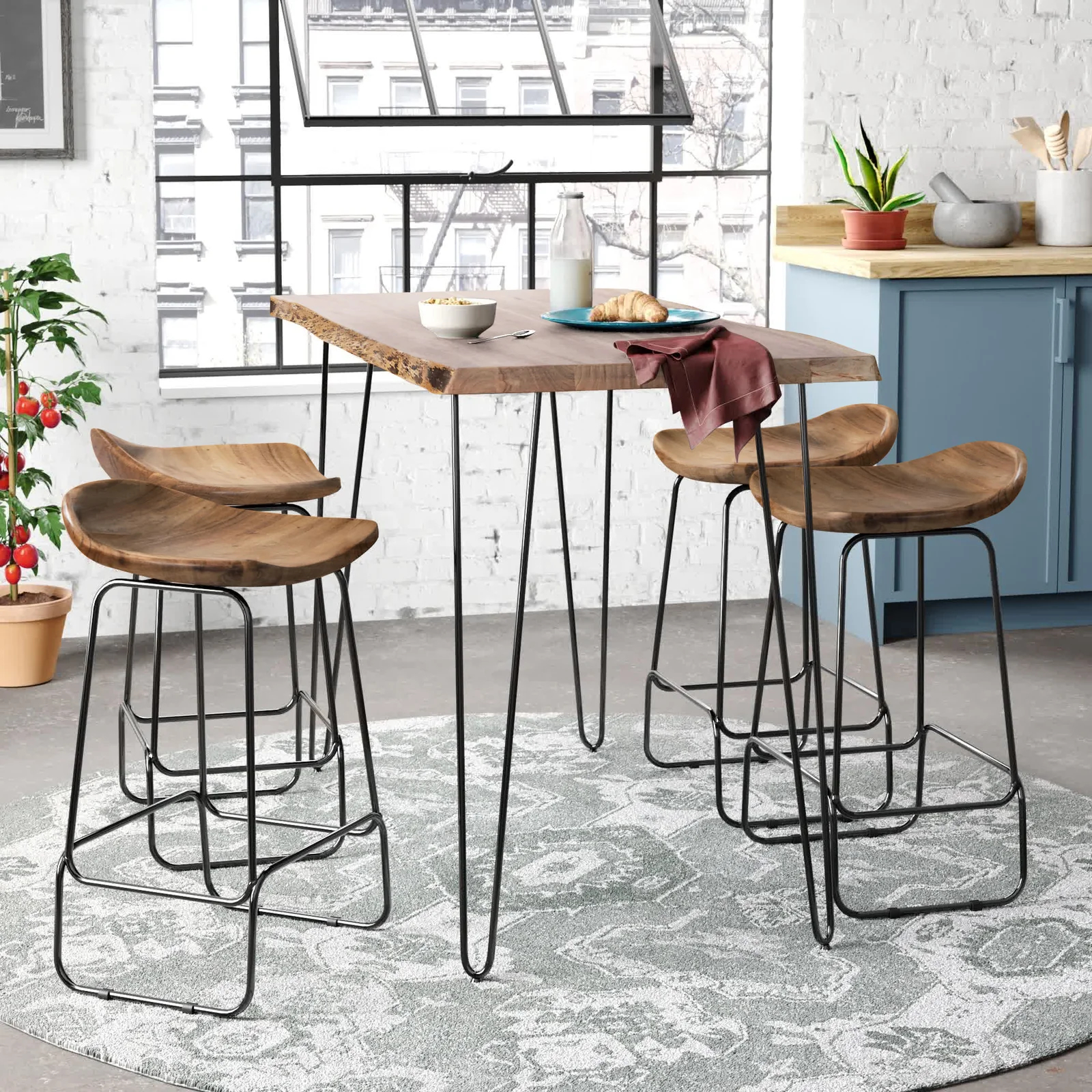Abington 4 - Person Counter Height Dining Set