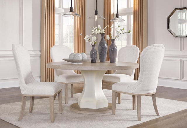 Jorlaina Dining Table and 4 Chairs