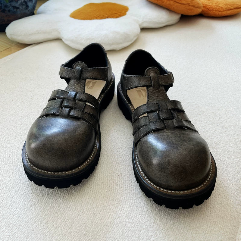 Women's retro roman sandals