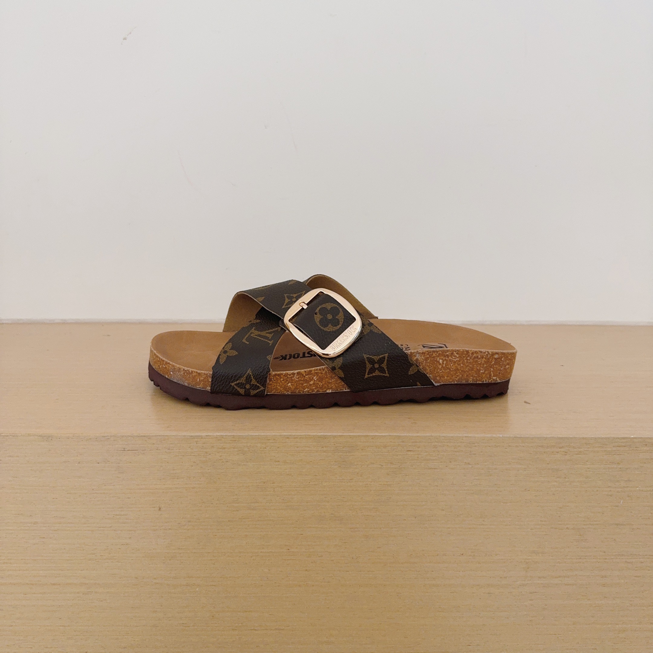 Birken-Style Cross-Strap Sandals