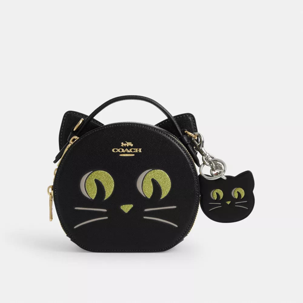 Halloween Cat Bag Charm