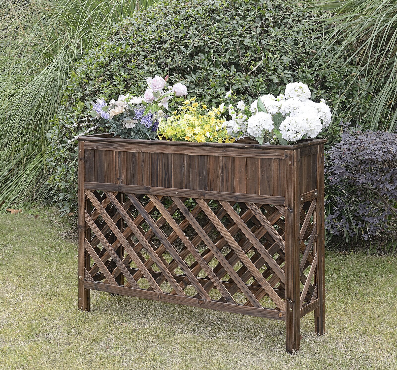 Peyton Wood Elevated Planter