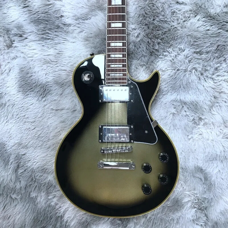 Custom Shop Silverburst Electric Guitar, High Quality Silver Burst Guitar