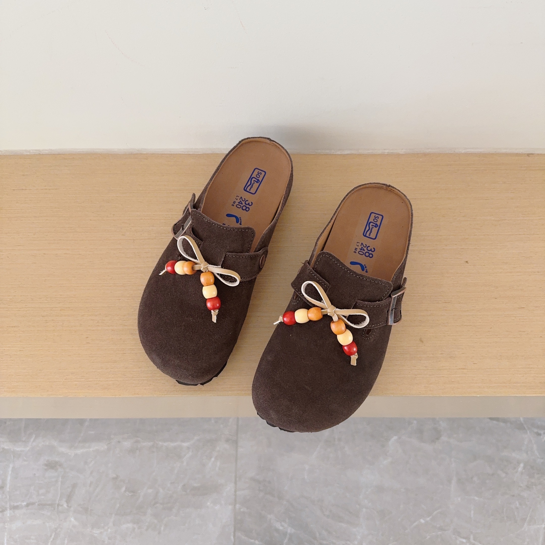 Beaded Birken-Style Clogs