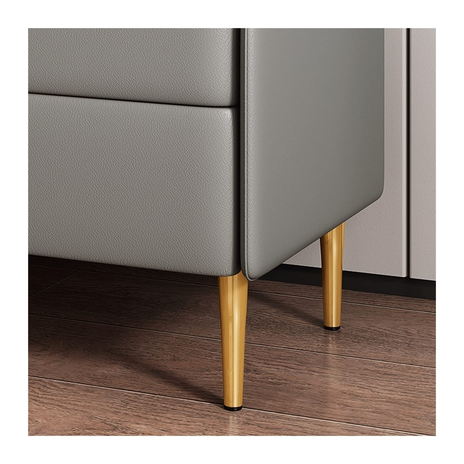 Night Stand with Storage Shelf Country Farmhouse Nightstand