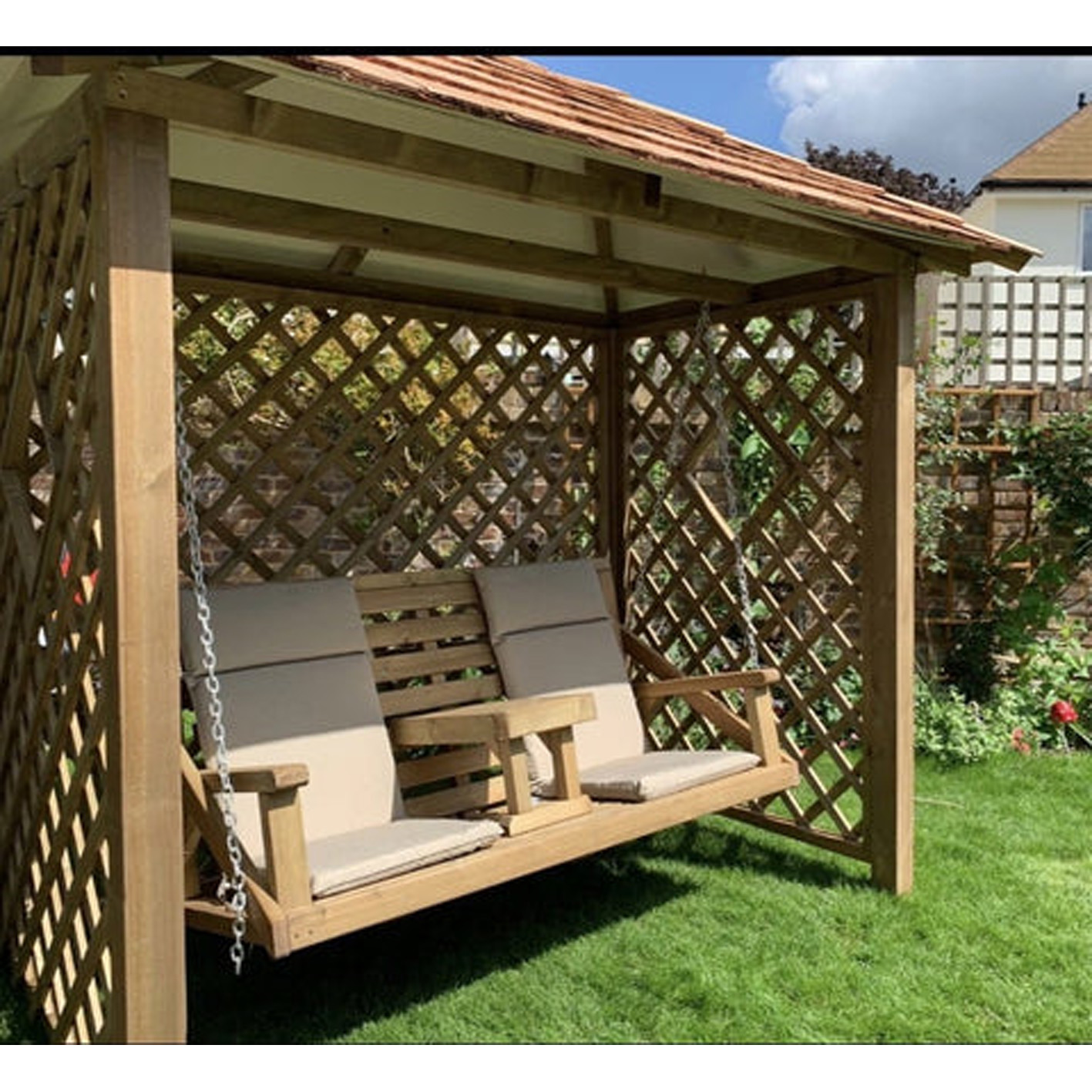 Heritage Garden Swing (Natural Finish)