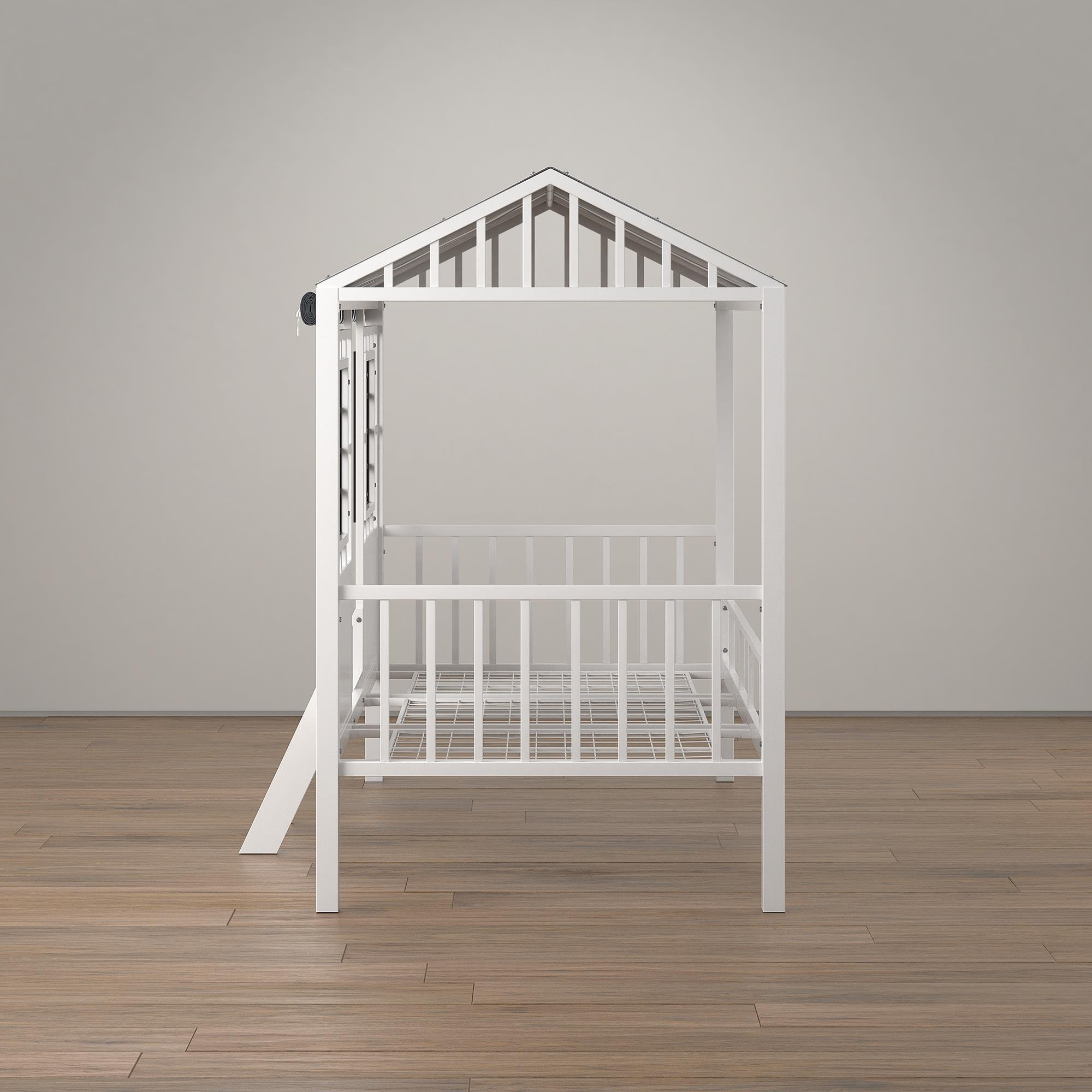 Rowan Valley Forest Loft Bed, Black/White