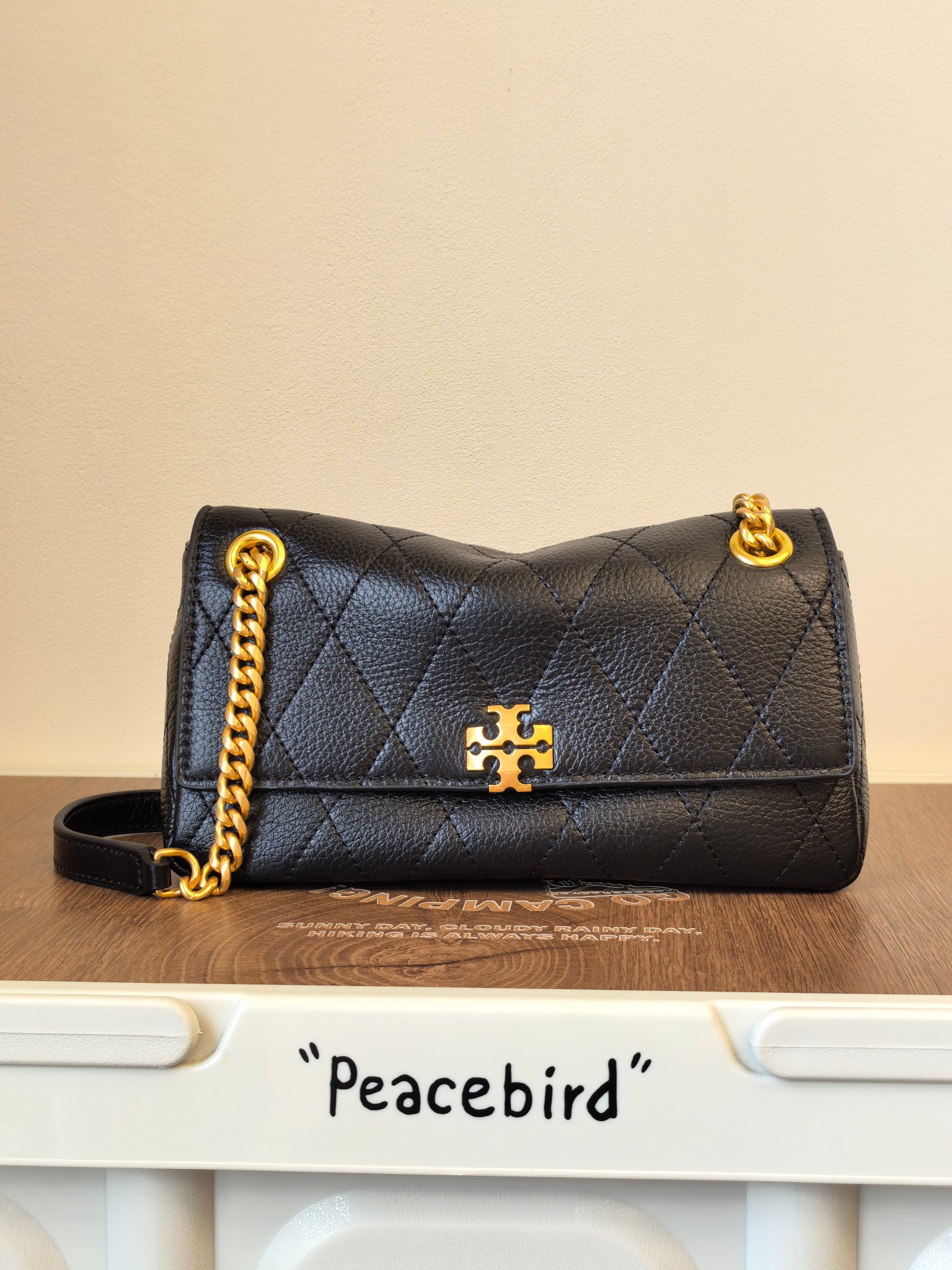 Tory Burch Charlie Quilted Shoulder Bag