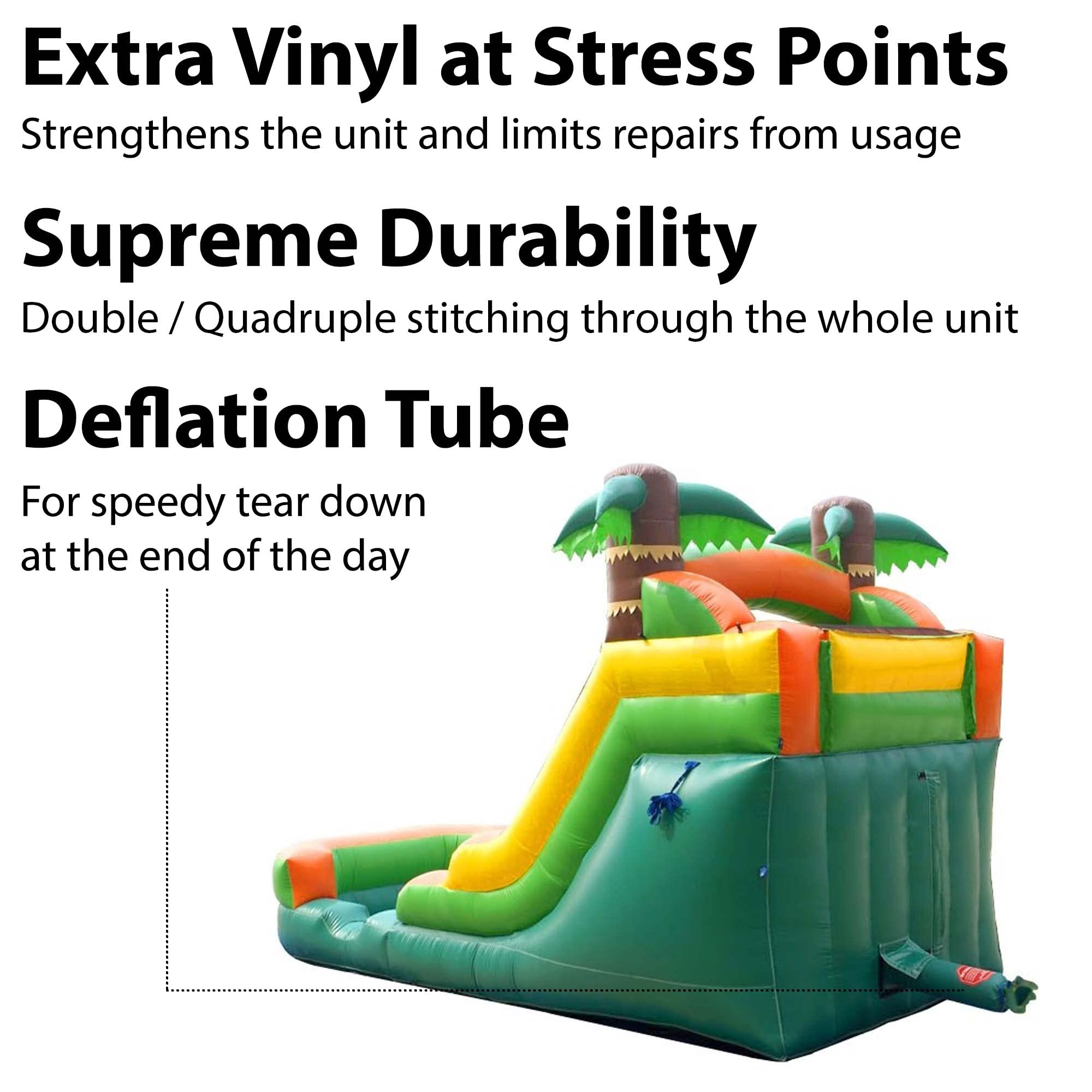 Inflatable Water Slide for Kids - Residential Backyard