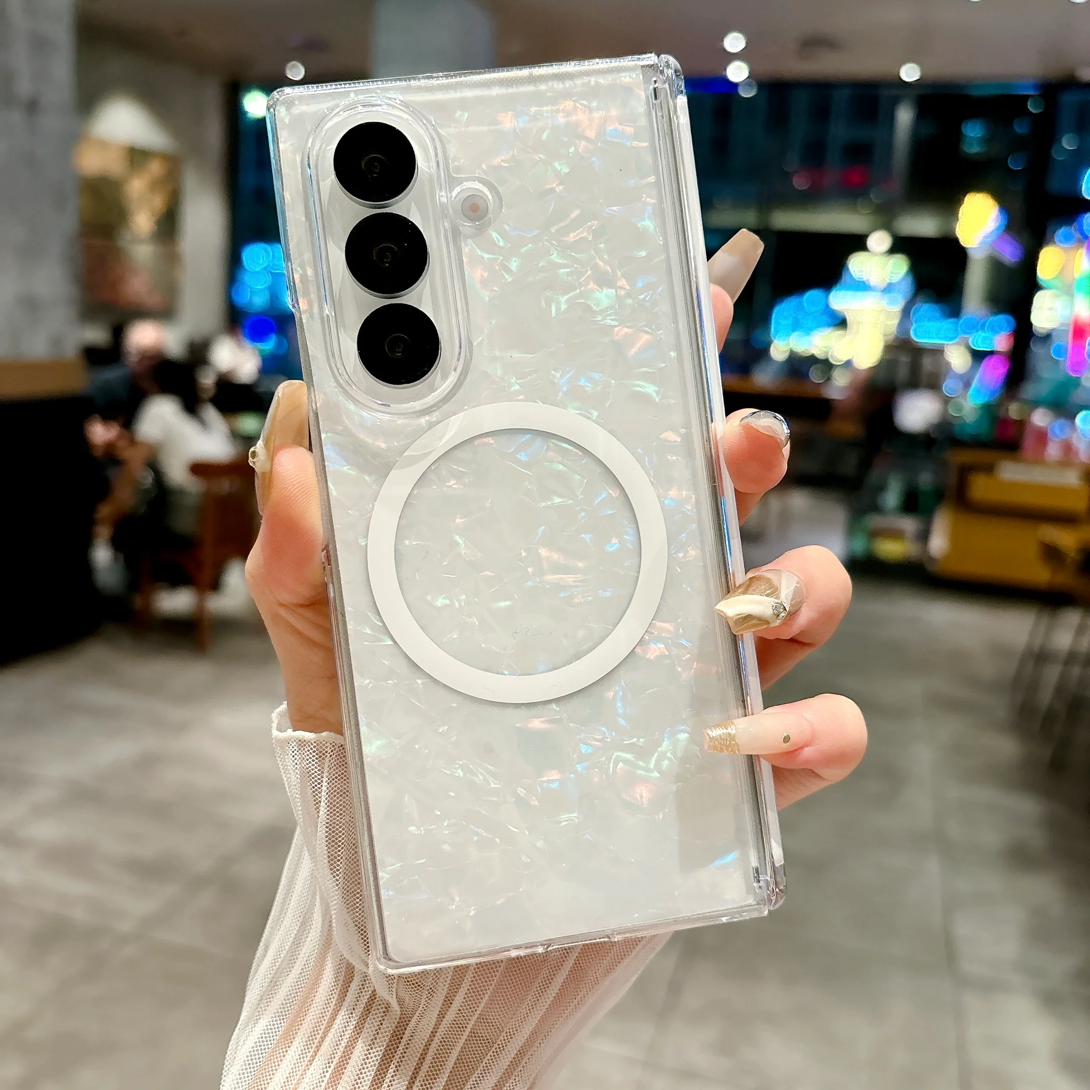 Galaxy Z Fold 5 Protective Case MagSafe - back view