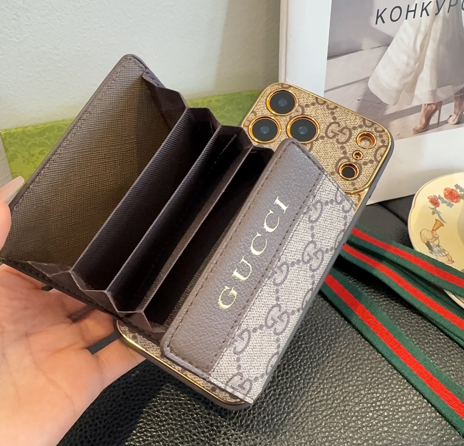 Gucci Card Holder Phone Case