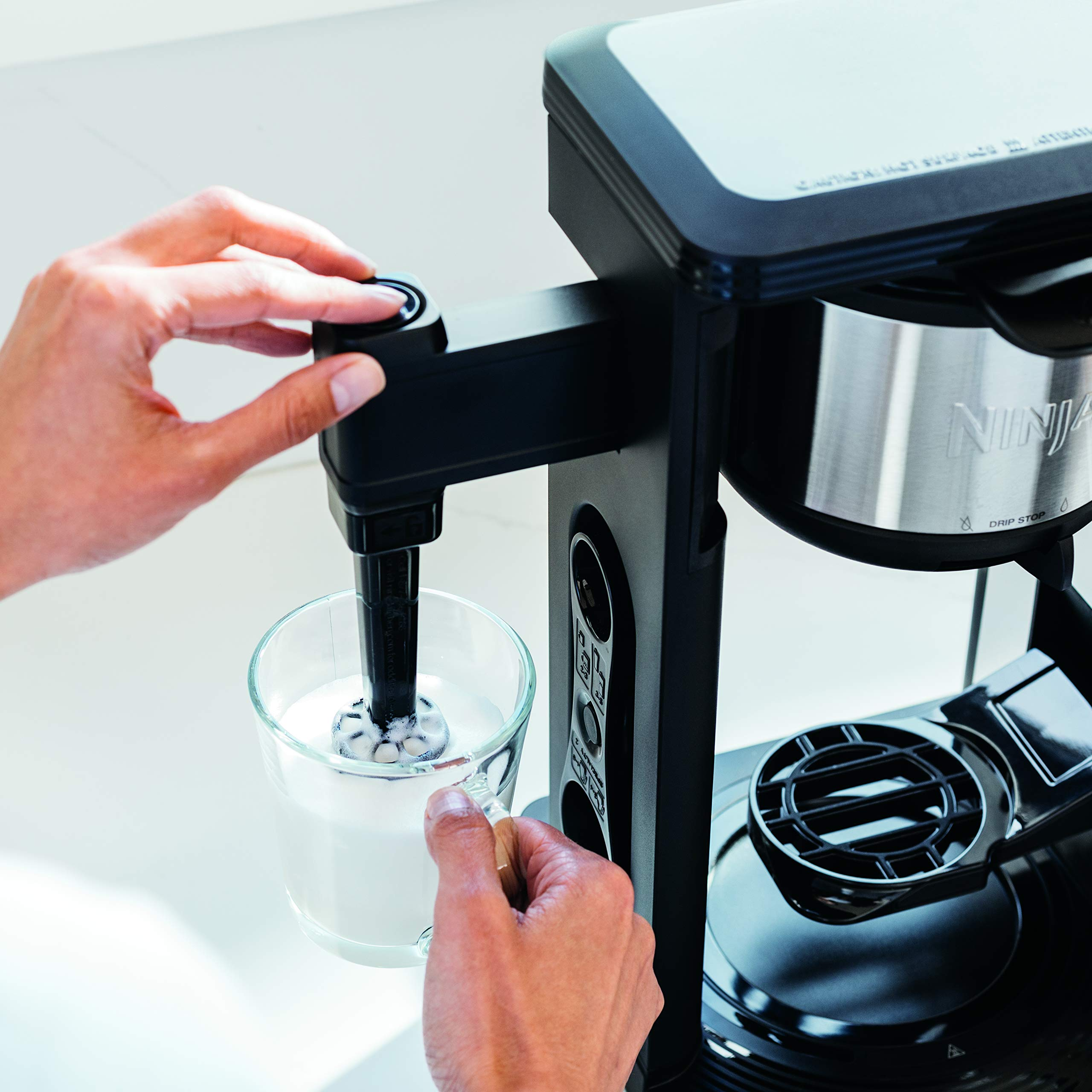 Ninja Specialty Fold-Away Frother (CM407) Coffee Maker
