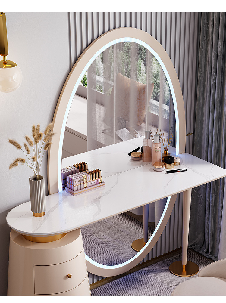 Floor-to-Ceiling Full-Length Mirror Storage Cabinet