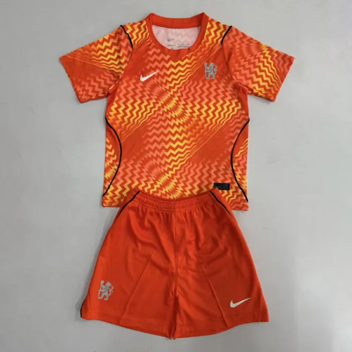 Kids Chelsea Goalkeeper Jersey Suit 26/27