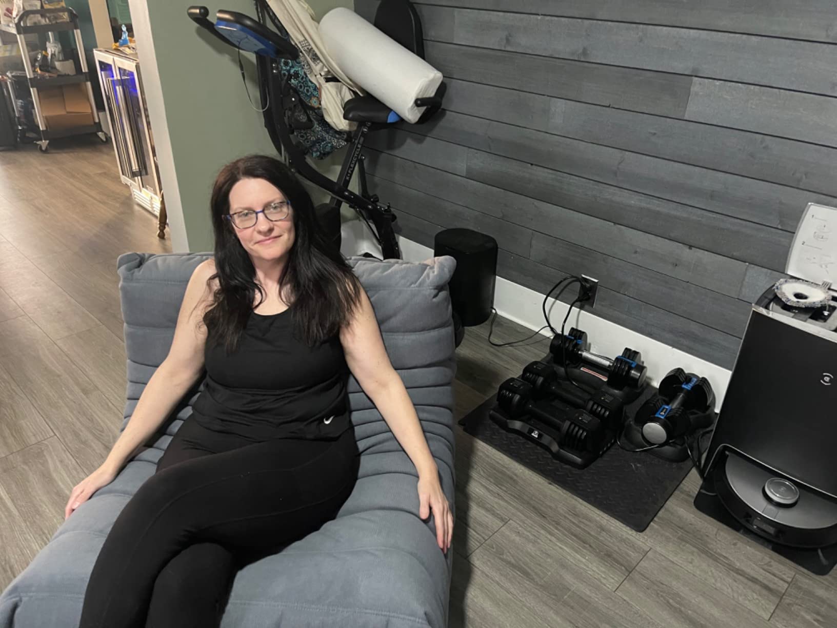 Chair with Ottoman