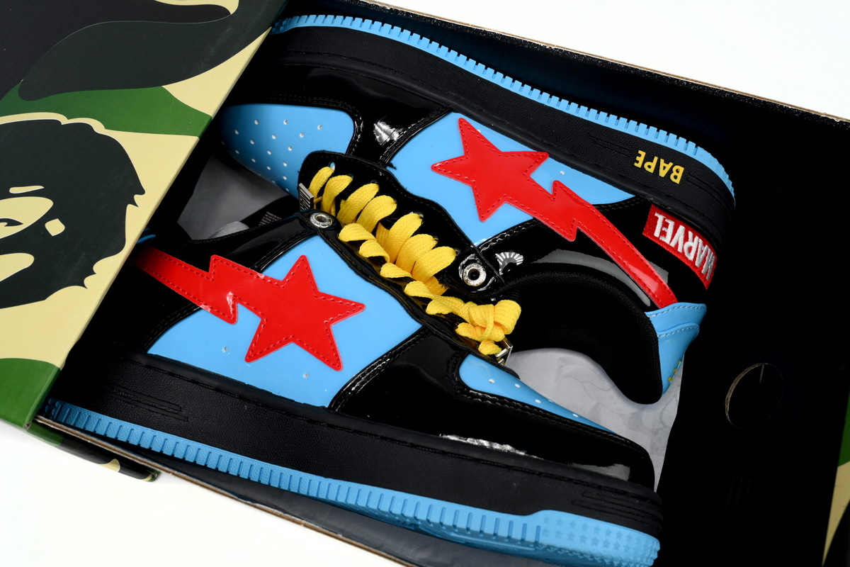 A Bathing Ape Bape Sta Low Black Widow 1I73-291-907