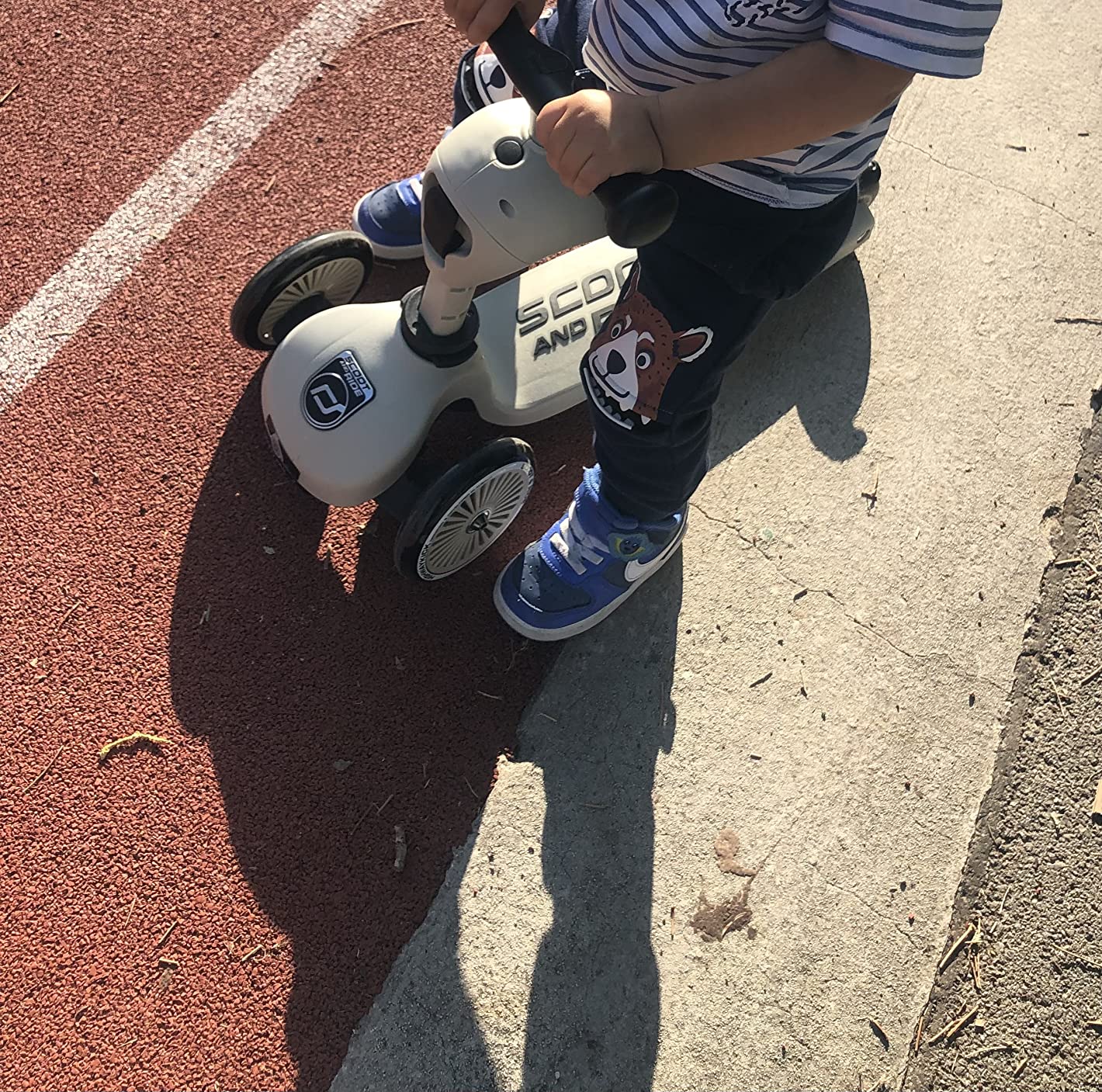 Children Adjustable Seated or Standing 2-in-1 Scooter Including