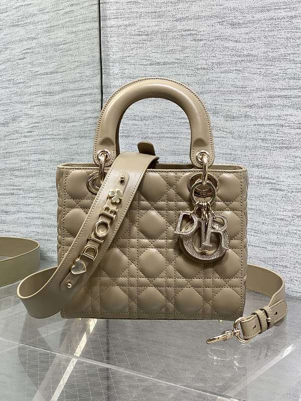 Lady Dior Small Bag Champagne