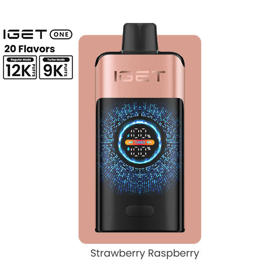 IGET ONE 12000 Puffs - Strawberry Raspberry【3-7 days】