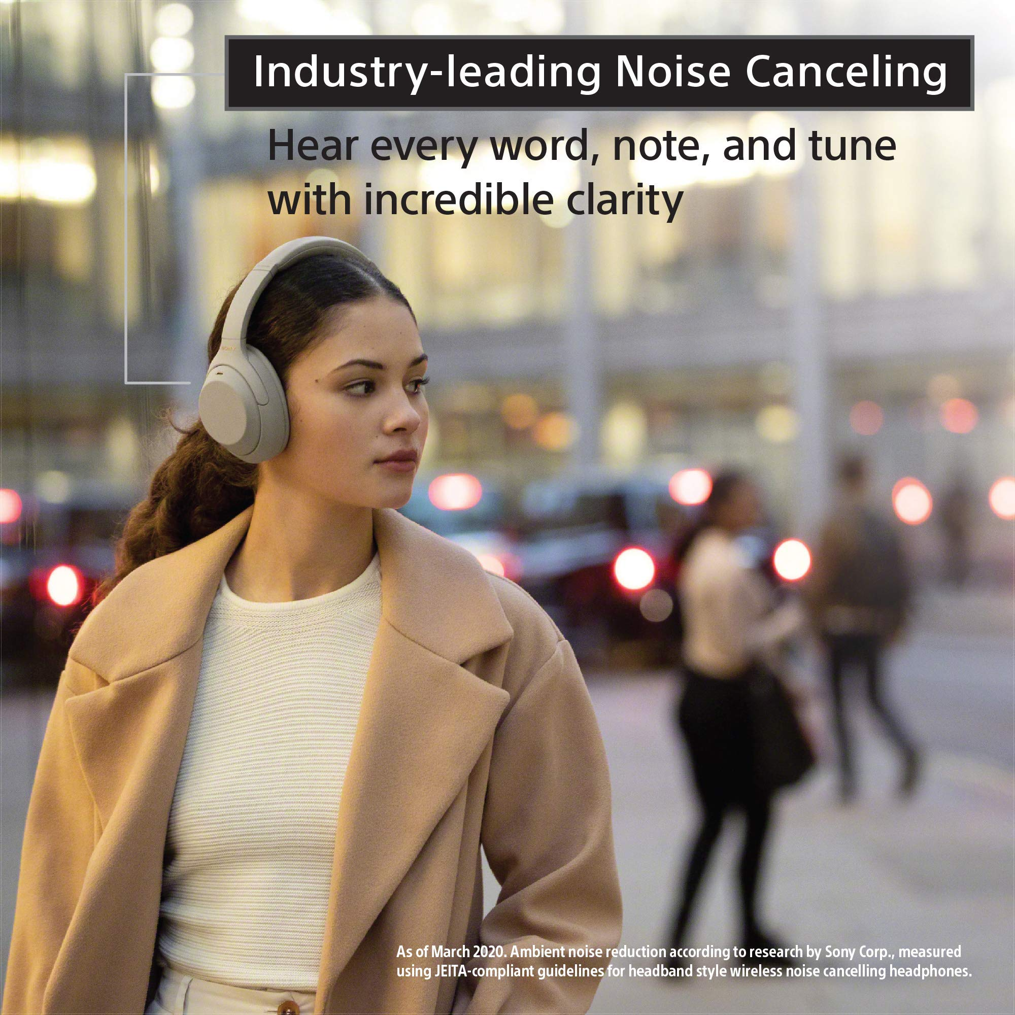 WH-1000XM4 Wireless Noise Canceling Overhead Headphones with Mic