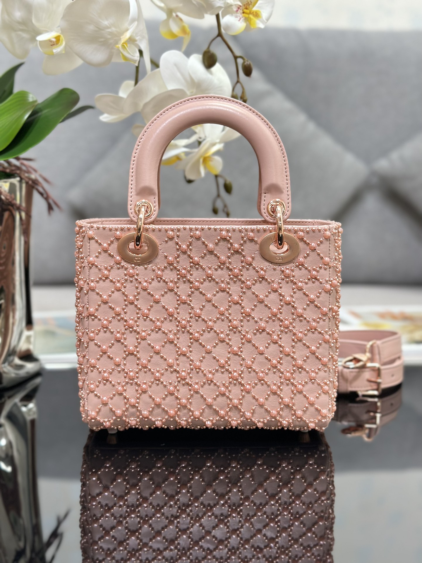 Top version Lady Dior handbag