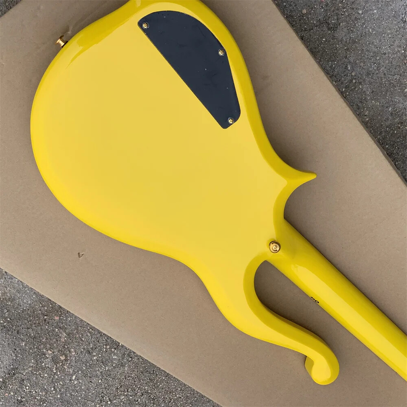 Yellow Prince Cloud Electric Guitar Alder Body Maple Neck, Metal Truss Rod Cover