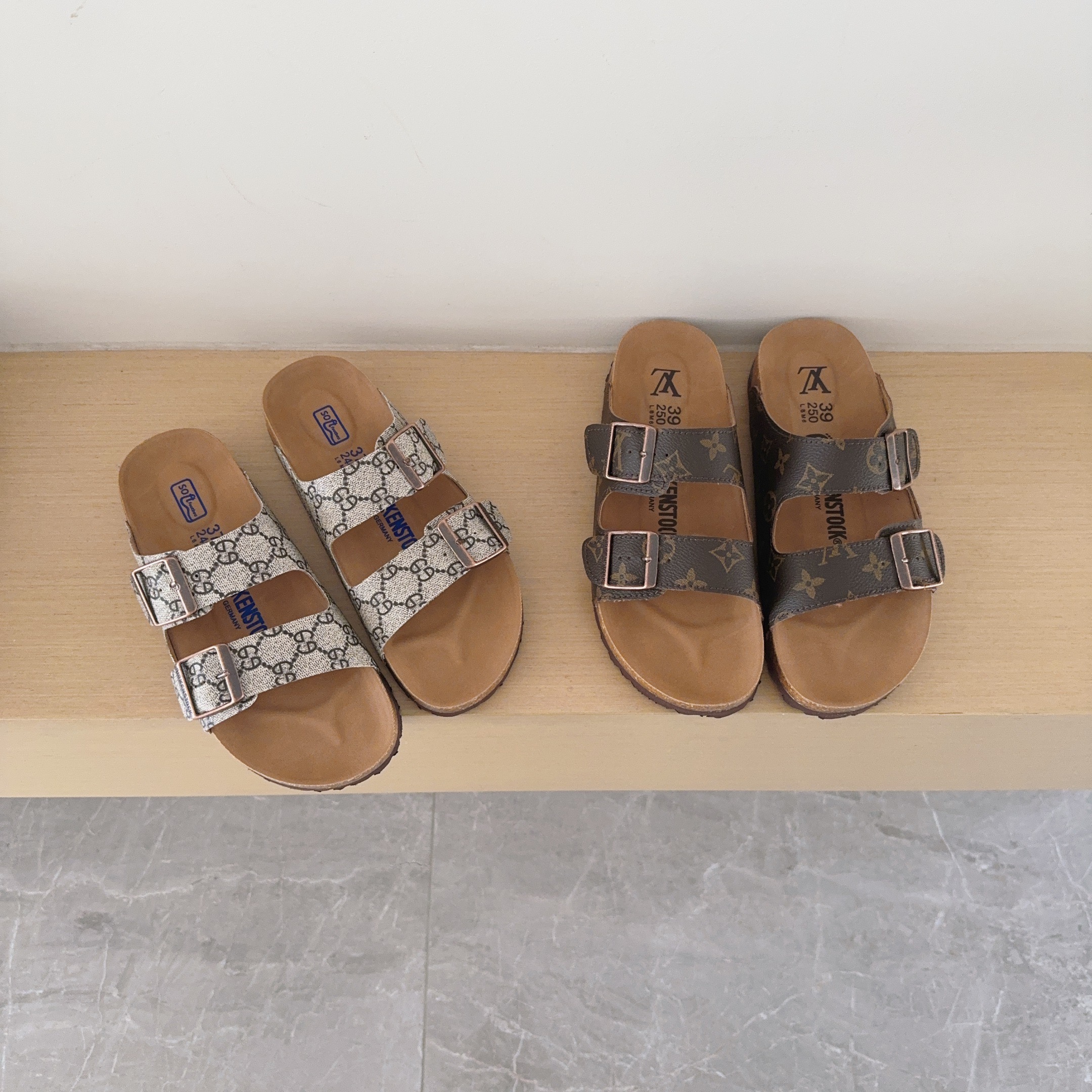 UGG Kids Birken-Style Two-Strap Sandals Collaboration Series Adult And Kids