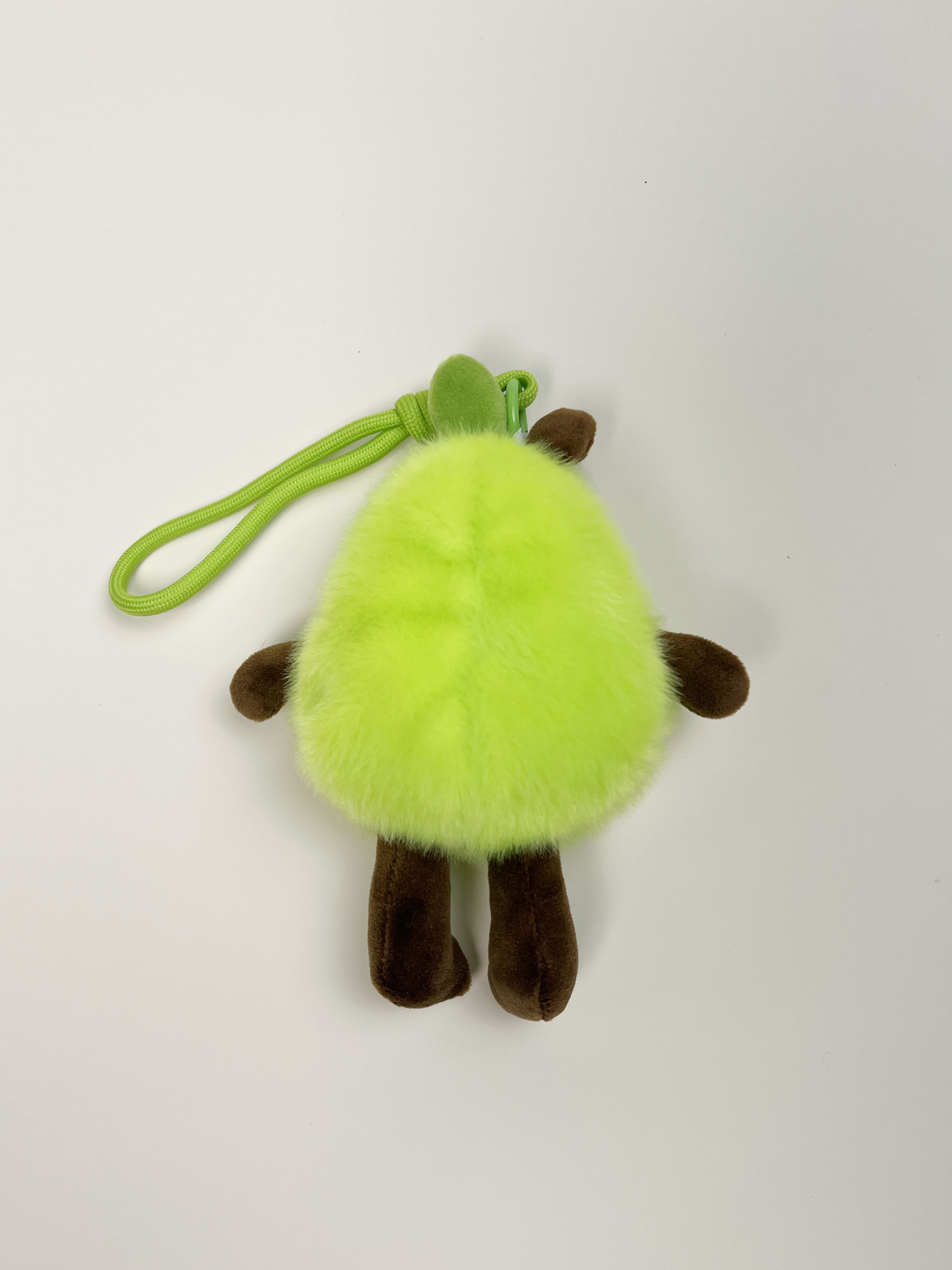 Cute Pear Plush Keychain