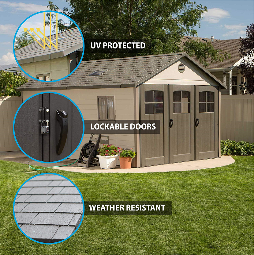11x18.5 Ft. Storage Shed