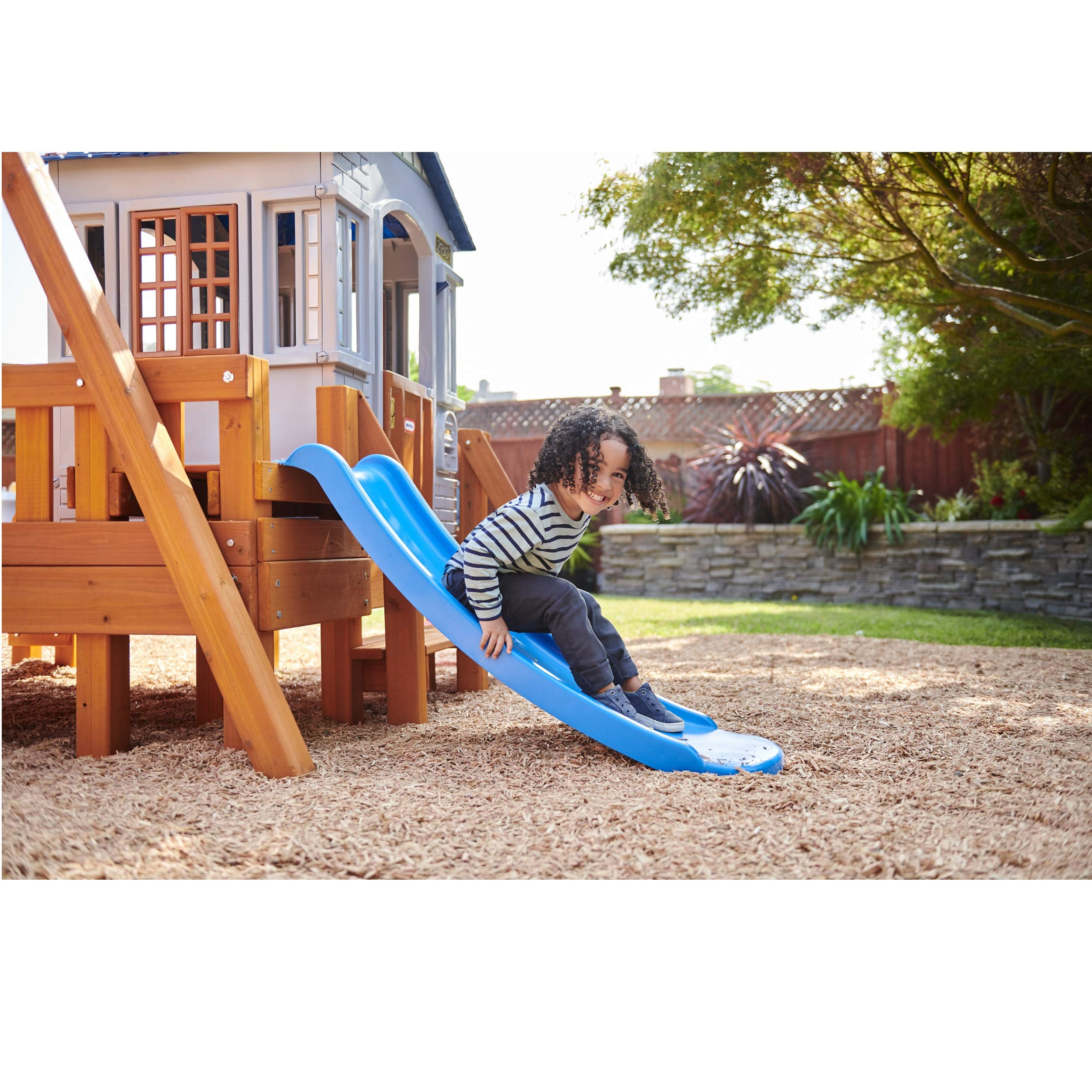 Chipmunk Cottage Wooden Backyard Playset with Swing Set