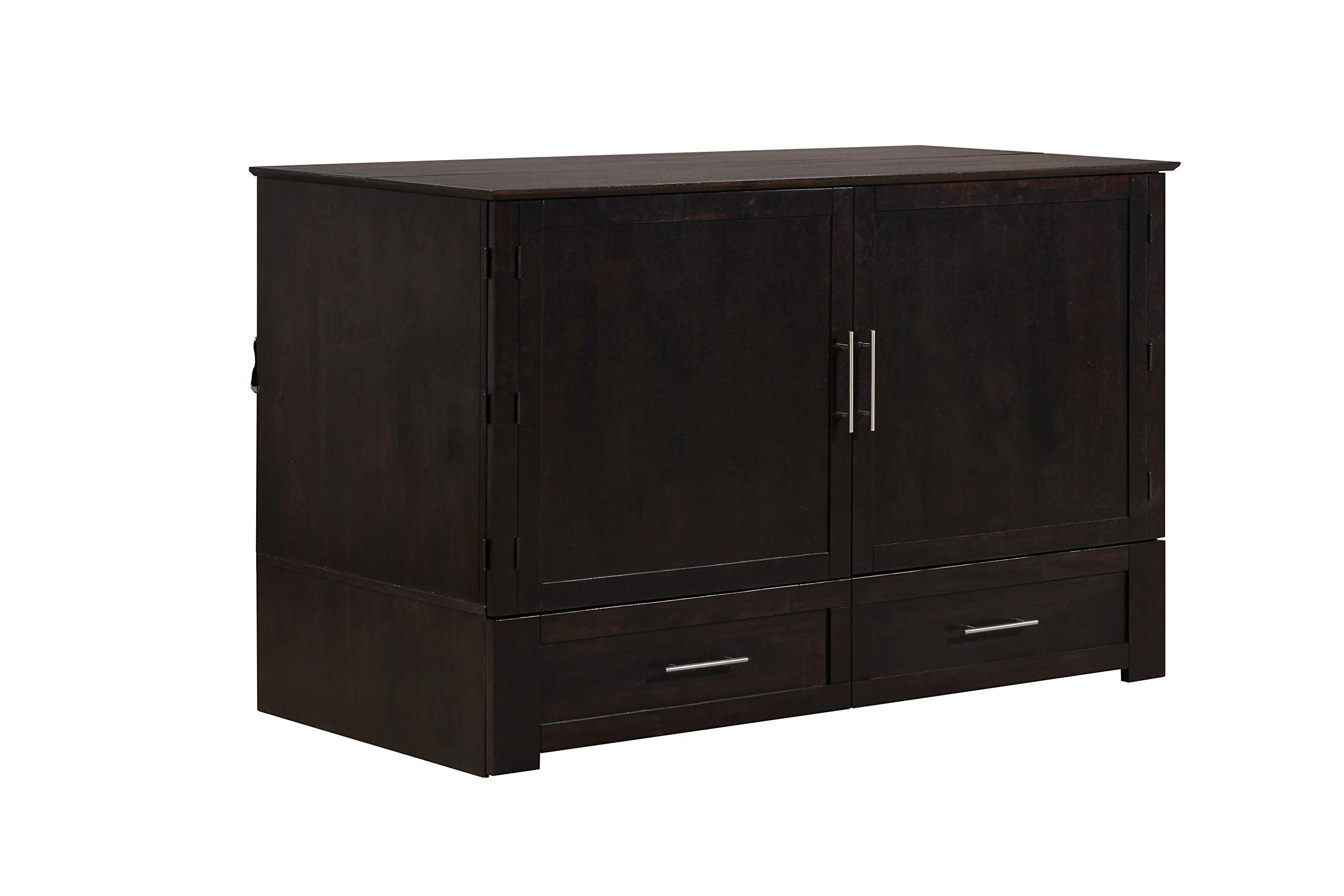 Murphy Cabinet Chest Bed with Charging Station & 6" Memory Foam