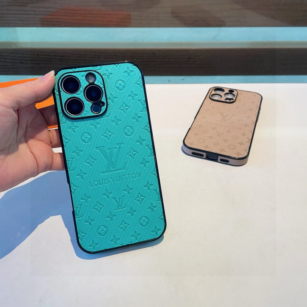 Louis Vuitton Embossed Monogram Vertical Stripe Luxury Phone Case