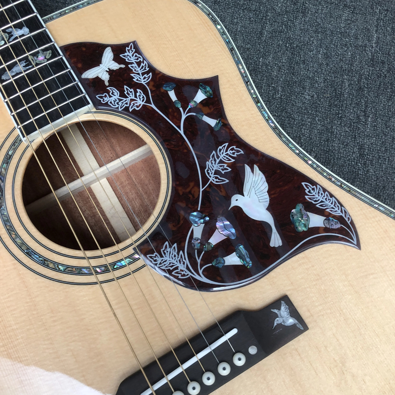 TOP 41 Inches Dove Acoustic Guitar Flying Dove Inlays Electric Acoustic Guitar