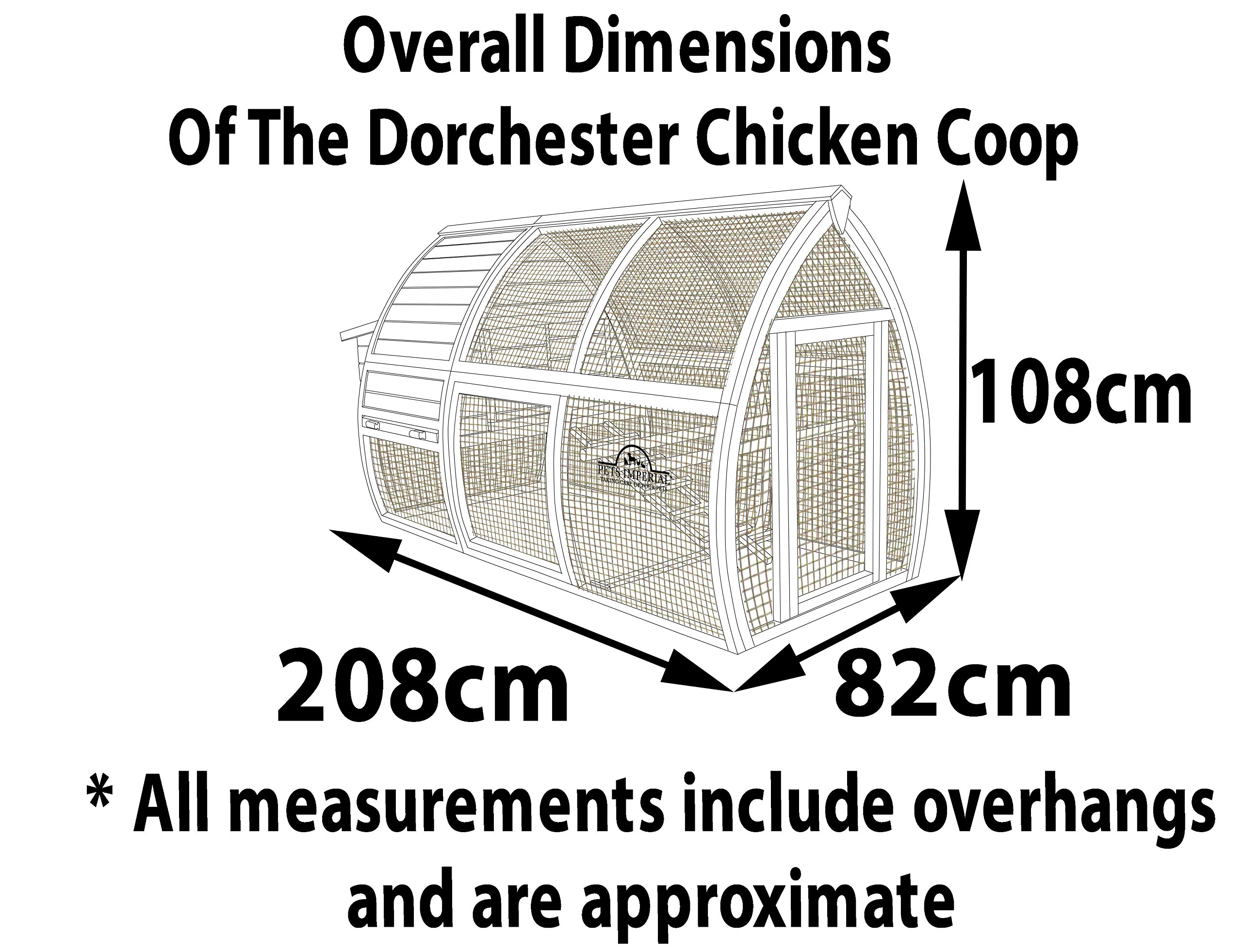 Chicken Coop Chickn House with Sliding Tray & Opening Roof