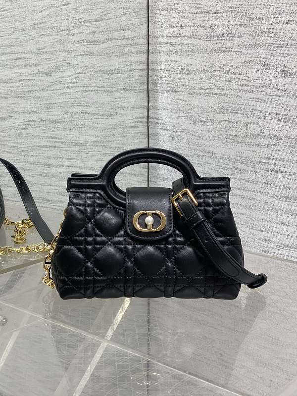 Dior Cannage Mini Handbag Black