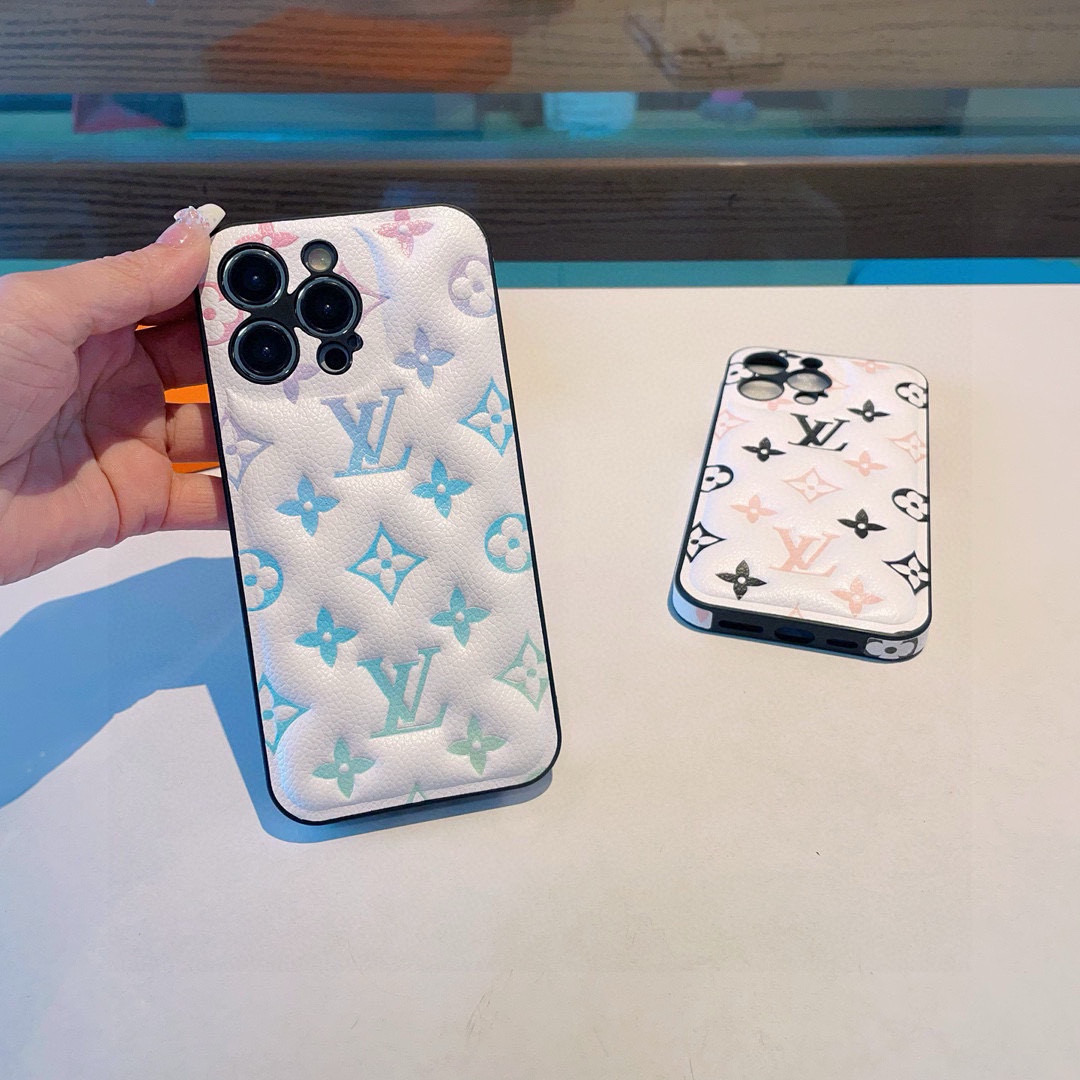 Louis Vuitton Pastel Embossed Monogram Luxury Phone Case