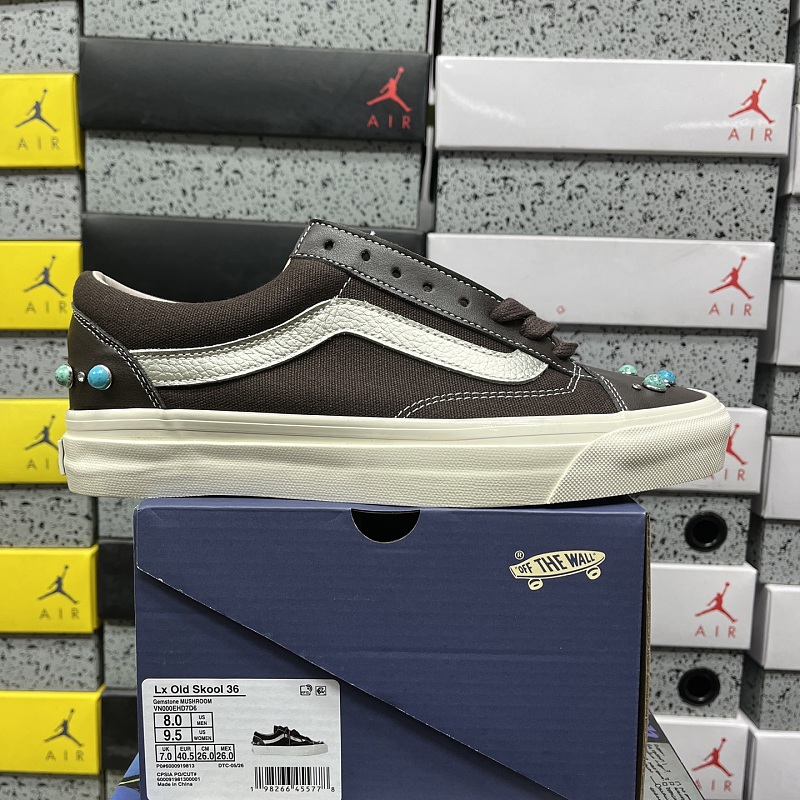 Vans Skool Grey White Low Top