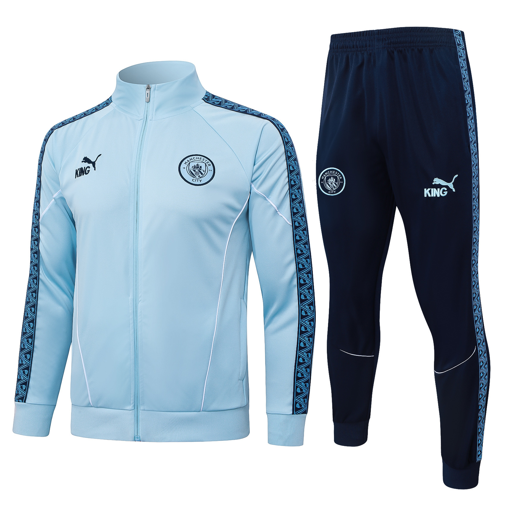 Man City 25/26 Full Zipper Training Suit A25116