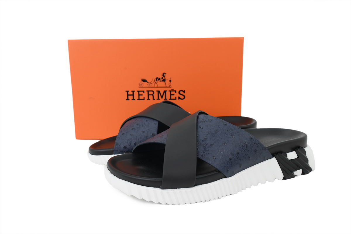 Hermes Infra Sandals Blue