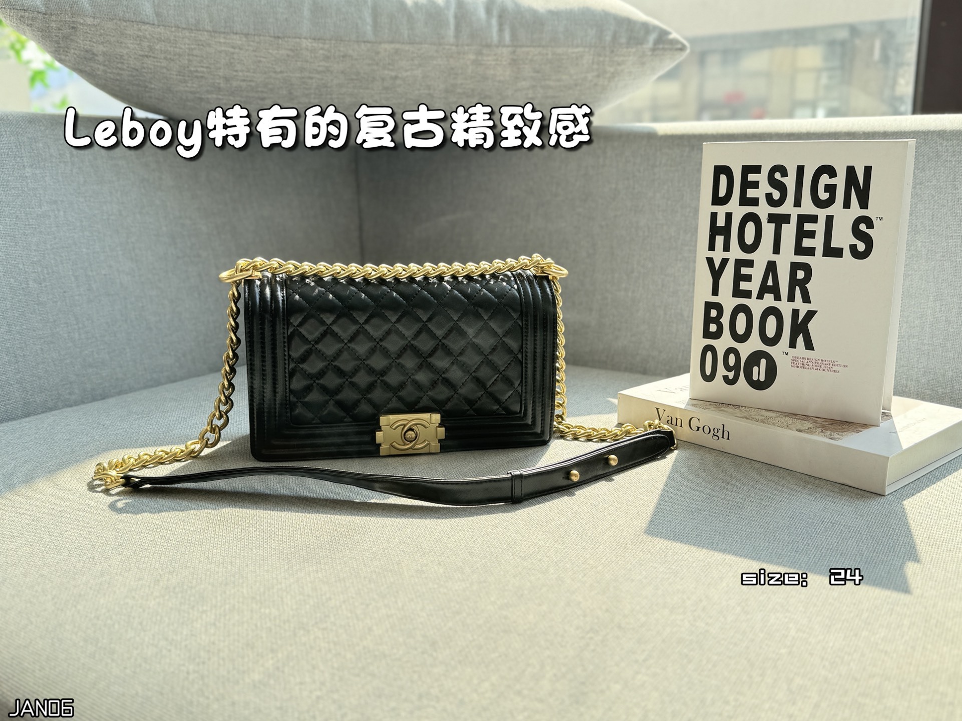 Chanel Le Boy Leather