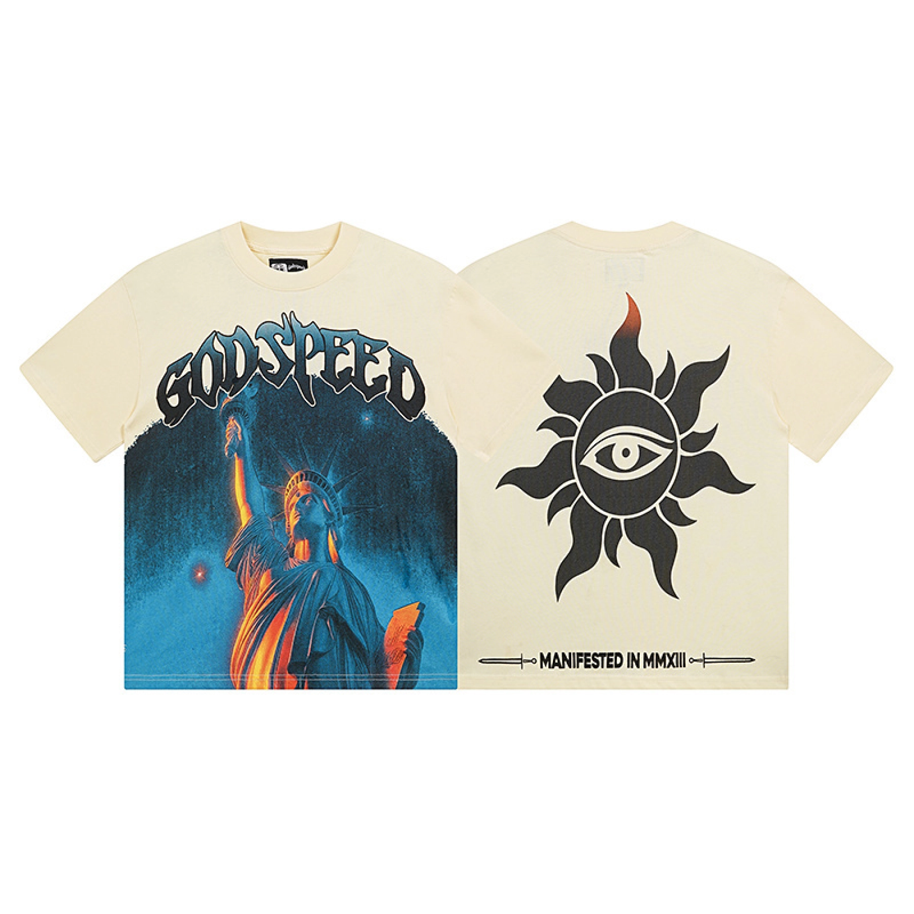 Godspeed T-Shirt Washed White 3133