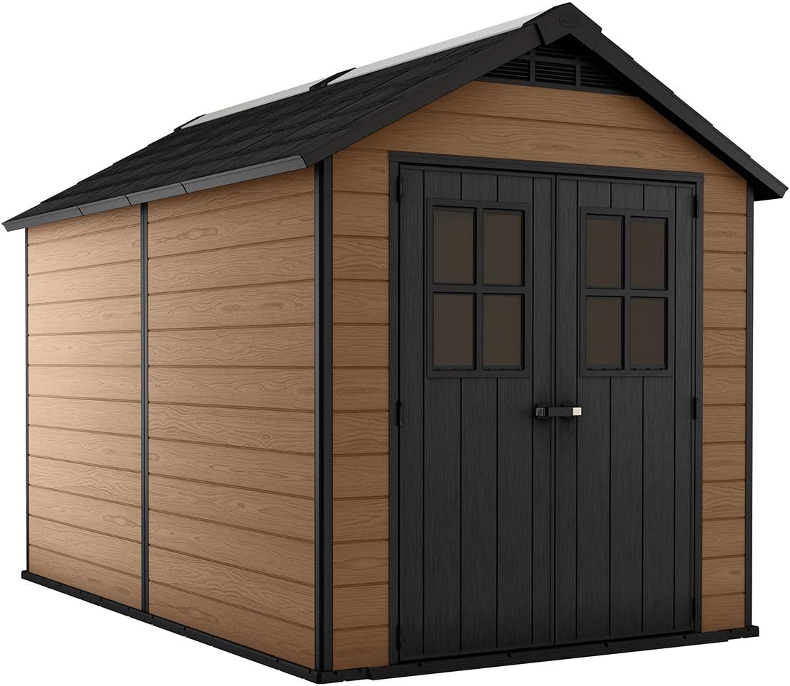 7.5×7 Large Resin Storage Shed Kit