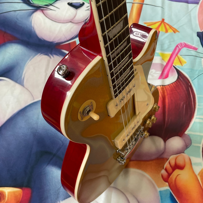 LP Electric Guitar Gold Top Solid Mahogany Body Rosewood Fingerboard