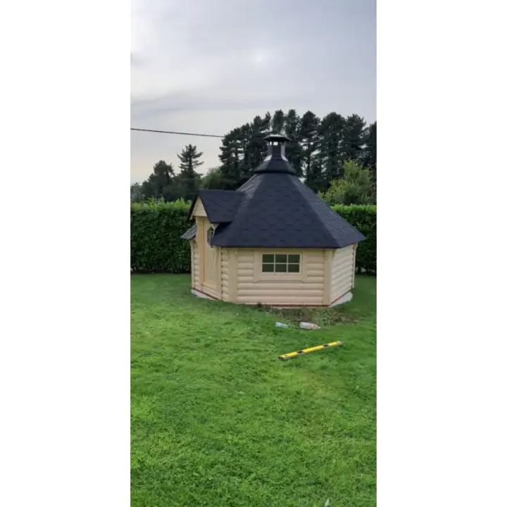 BBQ Grill Hut 6.5 Sqm - includes BBQ Room with Benches & Tile