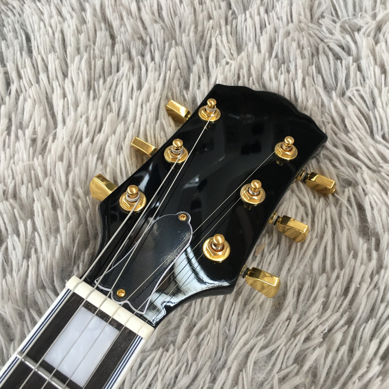 Hollow Body Byrdland Electric Guitar Gold Hardware Jazz Bridge Fast Ship