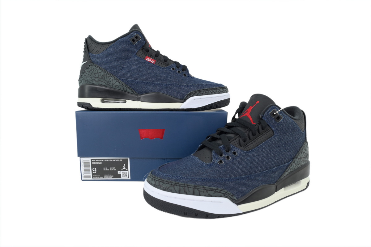 Levi's x Air Jordan 3 Retro SP Denim Blue IH7959-400