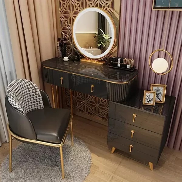 Dressing Table Bedroom Modern Minimalist Dressing Table Set