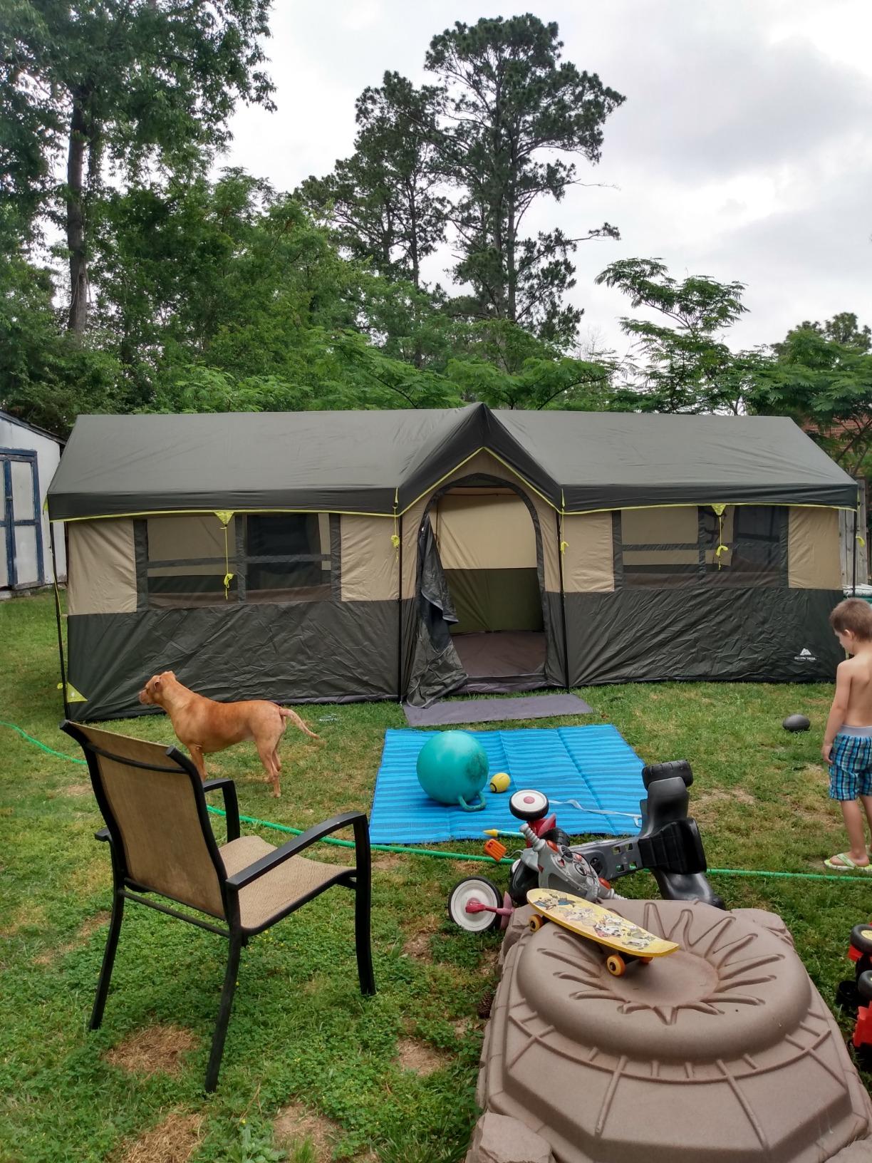 Spacious & Comfortable 12 Person Cabin Tent with 2 Closets