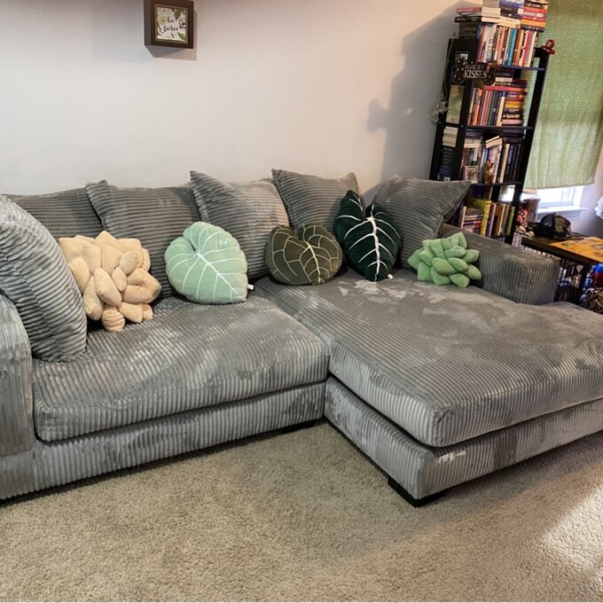 Luxe 2 - Piece Upholstered Chaise Sectional